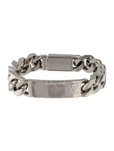 louis vuitton men's bracelet silver|Louis Vuitton bracelet men's price.